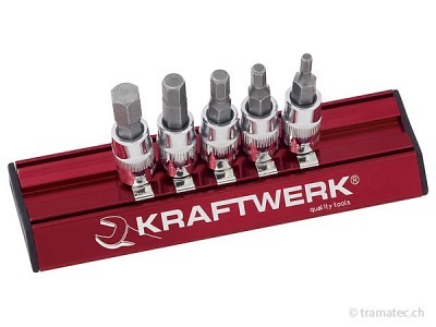 KRAFTWERK 5-t.Zoll-Inbus-Stecknusssatz MAGALU 1/4'