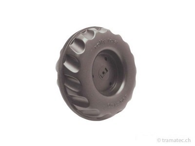 Rolly Toys Ersatzteil Hinterrad mit Laufreifen 390 x 150 für Krallenmitnehmer