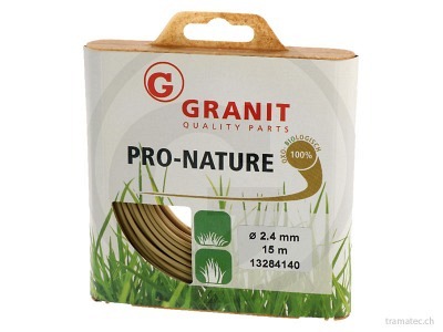 Granit Nylonfaden Pro Nature 2,4 x 15 m