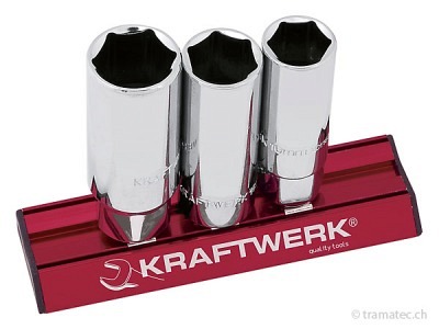 KRAFTWERK 3-t. ZK-Stecknusssatz MAGALU 3/8'