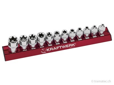 KRAFTWERK 12-t. MAGALU E-TX-Stecknusssatz 3/8'