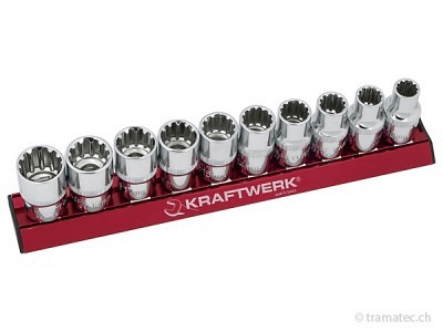 KRAFTWERK 10-t. COMBI-Stecknusssatz MAGALU 1/2'