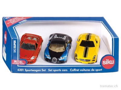 SIKU 6301 Sportwagen Geschenkset