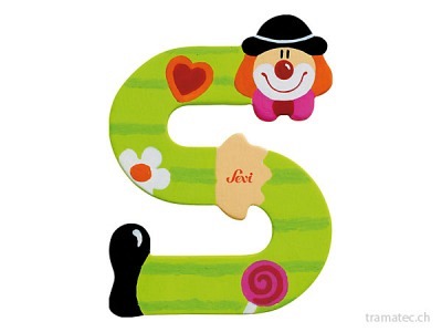 Sevi Buchstabe Clown S 10cm ass.