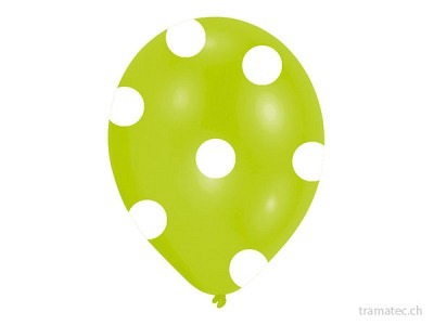 Amscan/Riethmüller 6 Ballone 27.5cm Punkte ass.