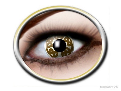 Fasnacht Kontaktlinsen Celtic Gold