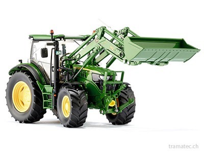 Wiking Traktor John Deere 6125R mit Frontlader