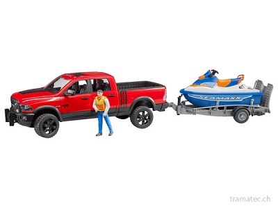 Bruder RAM 2500 Power Wagon mit Jet-Ski