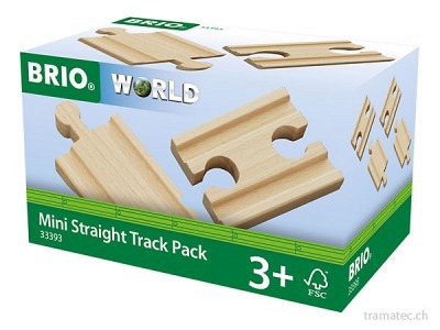 BRIO Gerade Mini-Schienen 4 Stk.