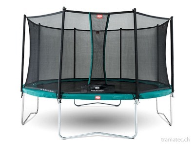 BERG Trampolin Favorit Green 330 + Sicherheitsnetz Comfort