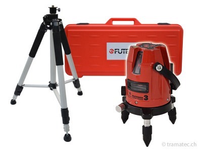 FUTECH Kreuzlinienlaser MC3 DL Rot Case Set