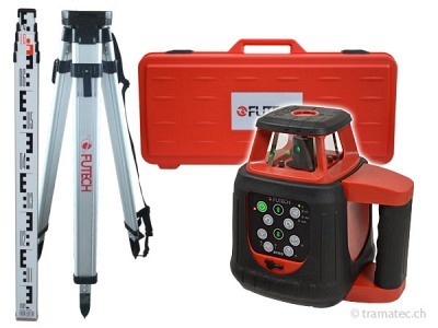 FUTECH Rotationslaser Gyro Grün Case Set