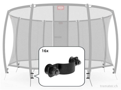 BERG Trampolin Ersatzteil Montageset für 8 Stangen (Deluxenetz)
