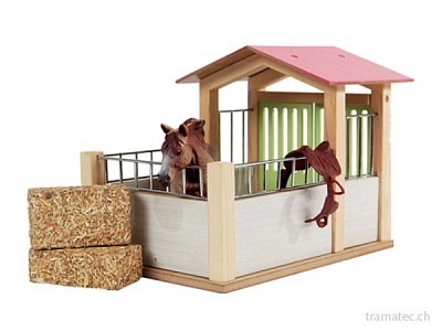 Kids Globe Pferdestall klein 1:24