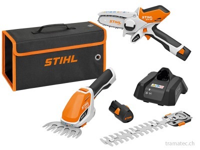 STIHL Akku-Strauchschere HSA 26 Set + GTA 26