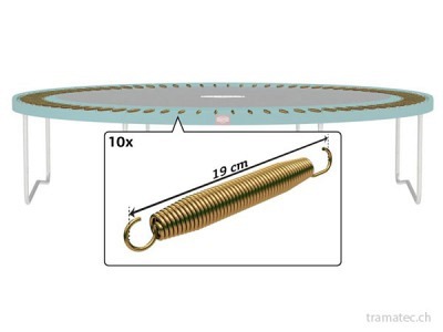 BERG Trampolin Ersatzteil Favorit - Goldspring Solo (10x)