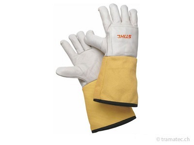 STIHL Schnittschutz Arbeitshandschuhe mit Schnittschutzstulpe