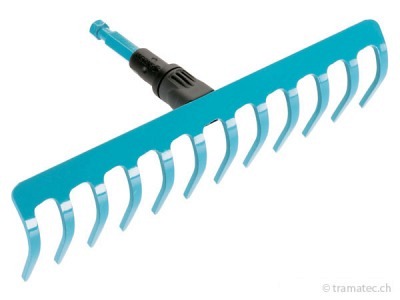 GARDENA combisystem Rechen 12 Zinken 30 cm