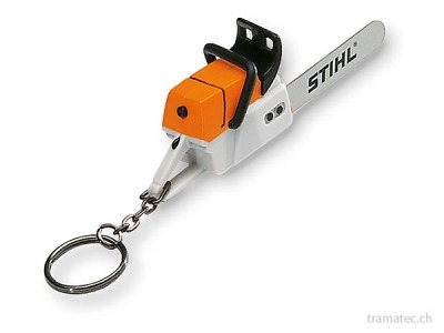 STIHL Schlüsselanhänger Motorsäge mit Batteriebetrieb