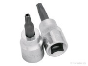 KRAFTWERK 3/8' TX-Bit-Stecknuss mit Bohrung T40