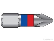 KRAFTWERK 1/4" Duo-Code-Bit Phillips Nr. 2, 6 Stk.