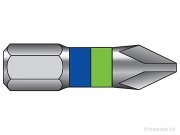 KRAFTWERK 1/4" Duo-Code-Bit Phillips Nr. 4, 2 Stk.