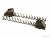 Oregon JET-FIT Aluminiumkopf Feder und Keil (2x)