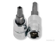 KRAFTWERK 1/4" Bit-Steckschlüssel-Einsatz 5-Stern-Loch TS 40